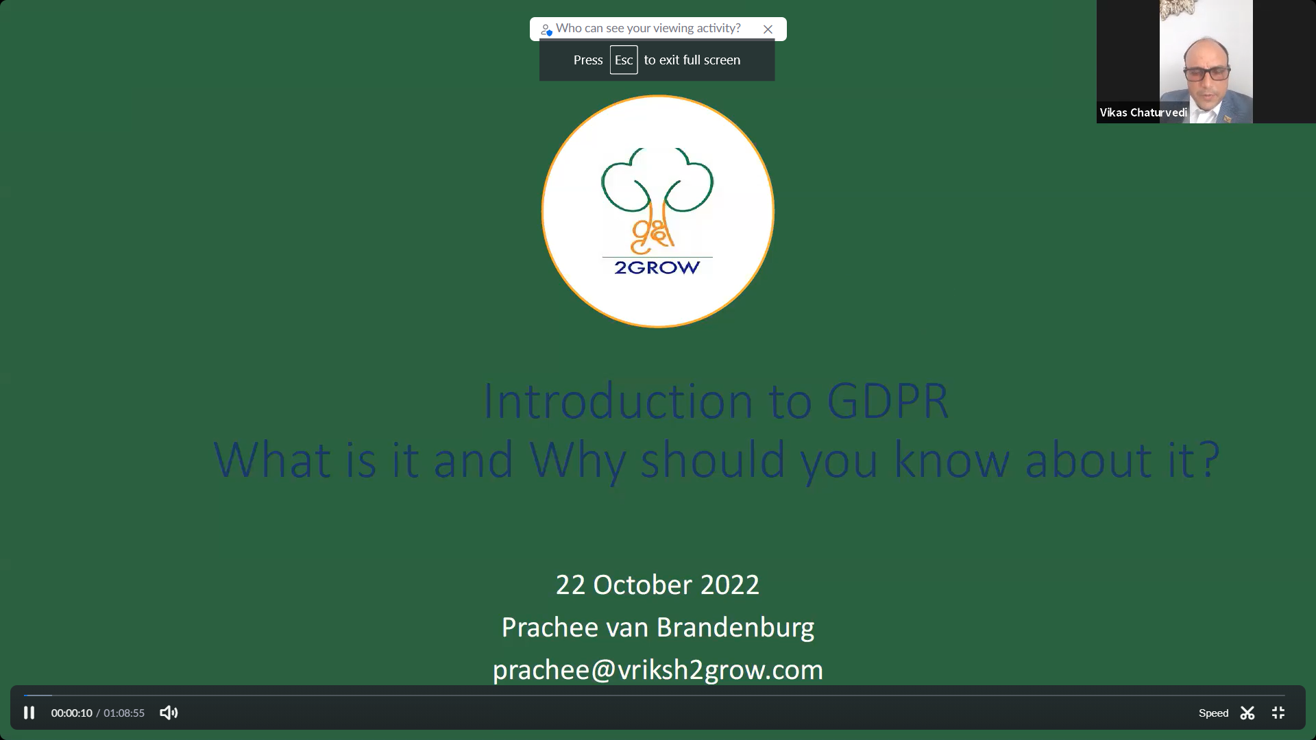 Introduction to GDPR : EU Data Protection